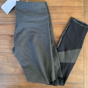 Grey and Black Fabletics Leggings